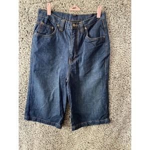 Bugle Boy Men's Size 30 Bermuda Jean Shorts Outdoor Work Blue Denim